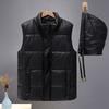 Autumn and winter men's tooling cotton vest loose handsome vest warm student trend vest thickened jacket outside wear