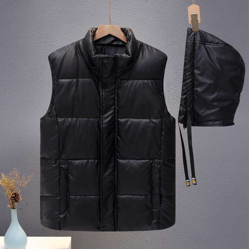 Autumn and winter men's tooling cotton vest loose handsome vest warm student trend vest thickened jacket outside wear