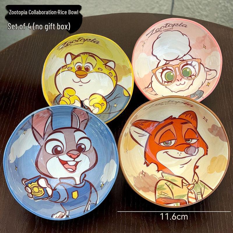 Lan Tuan Cute Cartoon Bone China Children s Bowl Set