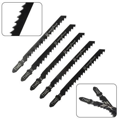 10Pcs High Carbon Steel Jig Saw Set Fast-Cutting Reciprocating Jigsaw Blade For Wood Board Plastic Cutting Power Tool Saw Blade