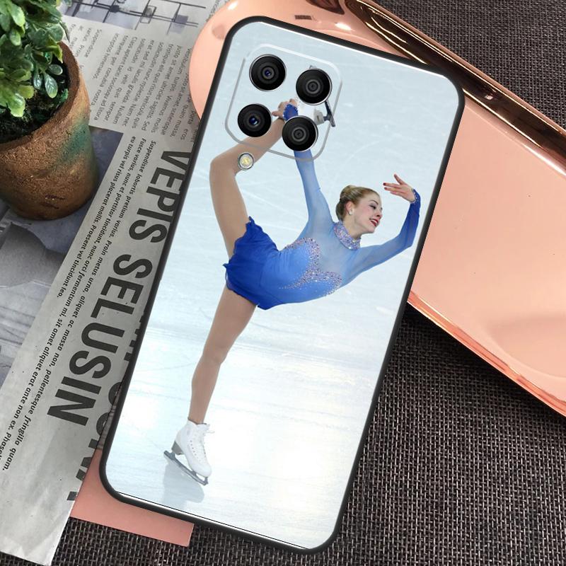 Pretty Figure Skating Dance Case For Samsung Galaxy M15 M55 M13 M23 M33 M53 M31 M51 M14 M34 M54 M20 M30s M12 M32 M52