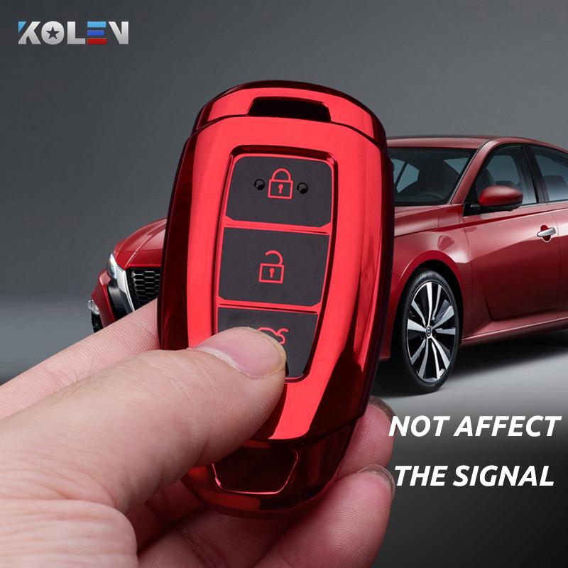 Soft Tpu Car Remote Key Case Cover Shell Fob For Hyundai Ix35 I30 Kona Solaris Encino Azera Grandeur Accent Fe Tm Santa Palisade