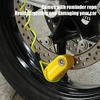 Bloqueo de Disco de Freno con Alarma Impermeable para Moto Bicicleta Scooter Dispositivo Antirrobo de Alta Seguridad