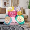 Classic Tv Throw Blanket Golden Girls Friend Ship Flannel Lightweight Plush Fuzzy Cozy Soft Blankets and Throws Custom Blankets2