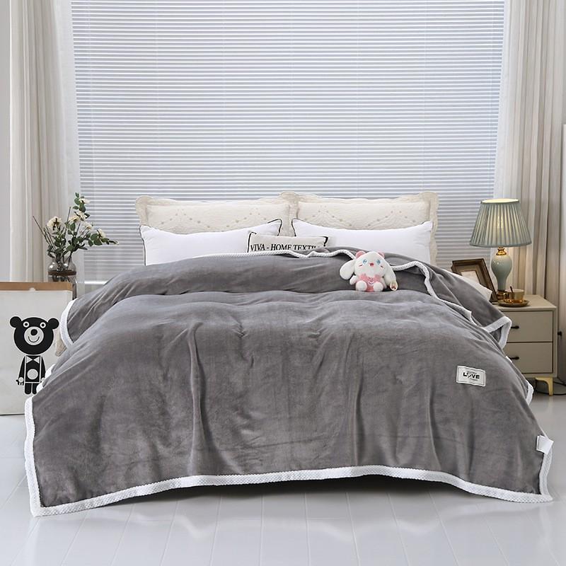 Thick Fleece Blanket Winter Office Nap Cozy Throw Soft Warm Bed 100x150cm To 200x230cm