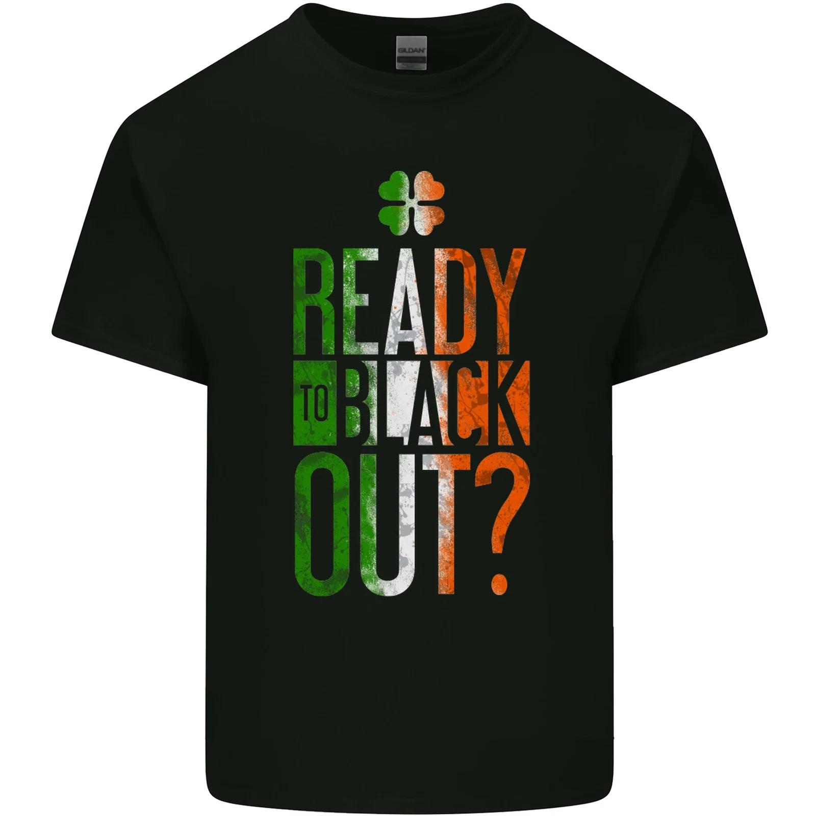 

Ready to Black out St Patricks Day MMA Kids T-Shirt Childrens S