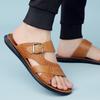 Fashion Summer Men's Slippers Minimalist and Comfortable Flat Bottomed Style Plus Size Outdoor Street Beach Walking Lightweight Shoes