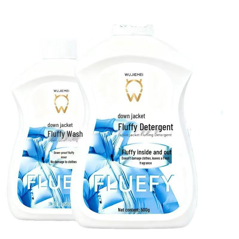 Home Down Jacket Fluffy Detergent & Fabric Softener - Anti-clumping, Fluffing, Anti-shrinkage Repair Agent.