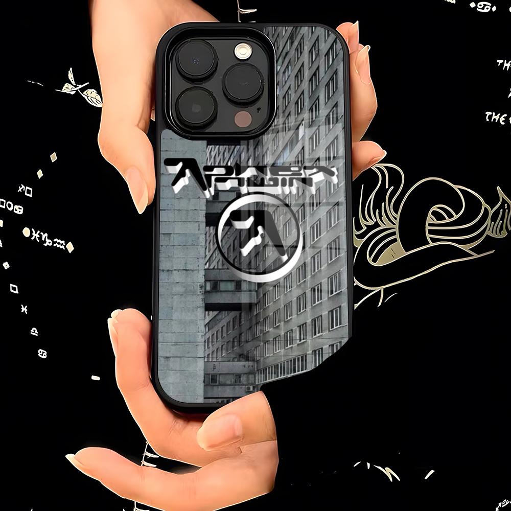 Aphex Twin Symbol Logo Phone Case PC+TPU For IPhone 17 16 15ProMax 13 16 11 12 14 Pro Xs Max Mini Xr X Plus Cover