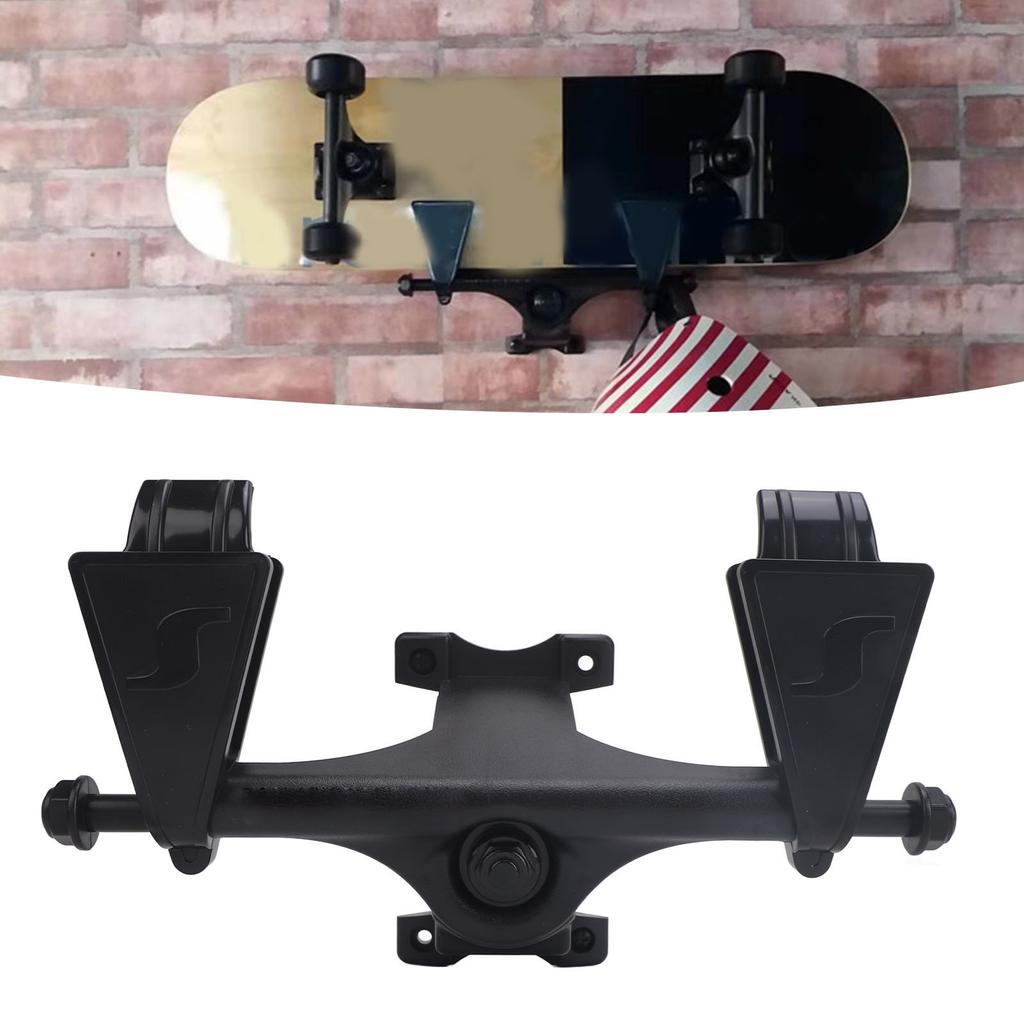 Snowboard Skateboard Wall Mount Display Rack Space Saving Skateboard Storage Stand Holder Black