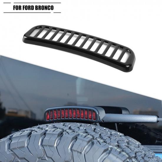 Black 3rd Third High Brake Light Lamp Cover Trim For Ford Bronco 21+ Accessories