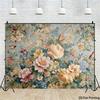 2D Shabby Chic Flower Background for Photo Shoots and Parties