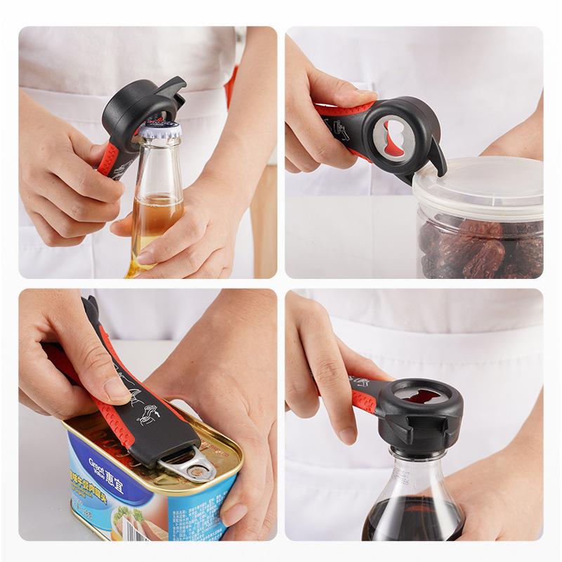 New Can Four-in-one Opener, Can Opener, Creative Five-in-one Can Opener
