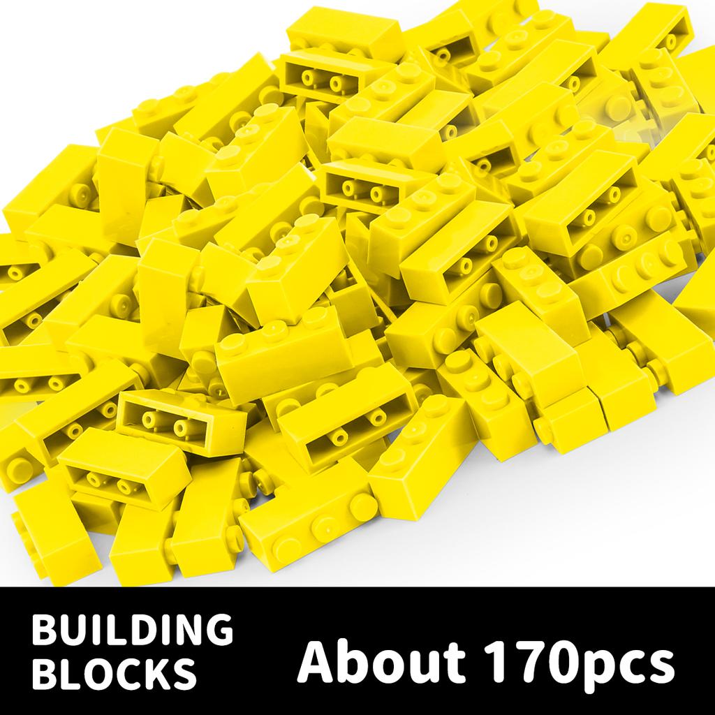 200g1x3 High Brick Multi Colour Timeless Basic Parts Building Imaginative Playthings Building Blocks Playthings Add-ons Fitting