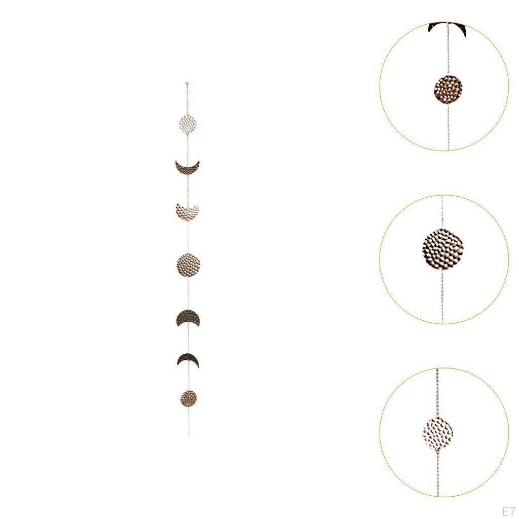 Moon Phase Wall Hanging Decor Decor,Headboard Decor,Hanging Ornament,Boho,Moon Cycle Banner for