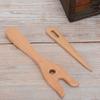 2Pcs Eye Needle Design Lucet Fork Kit Fork Type Structure Braided Craft Tools  For Bracelet Making