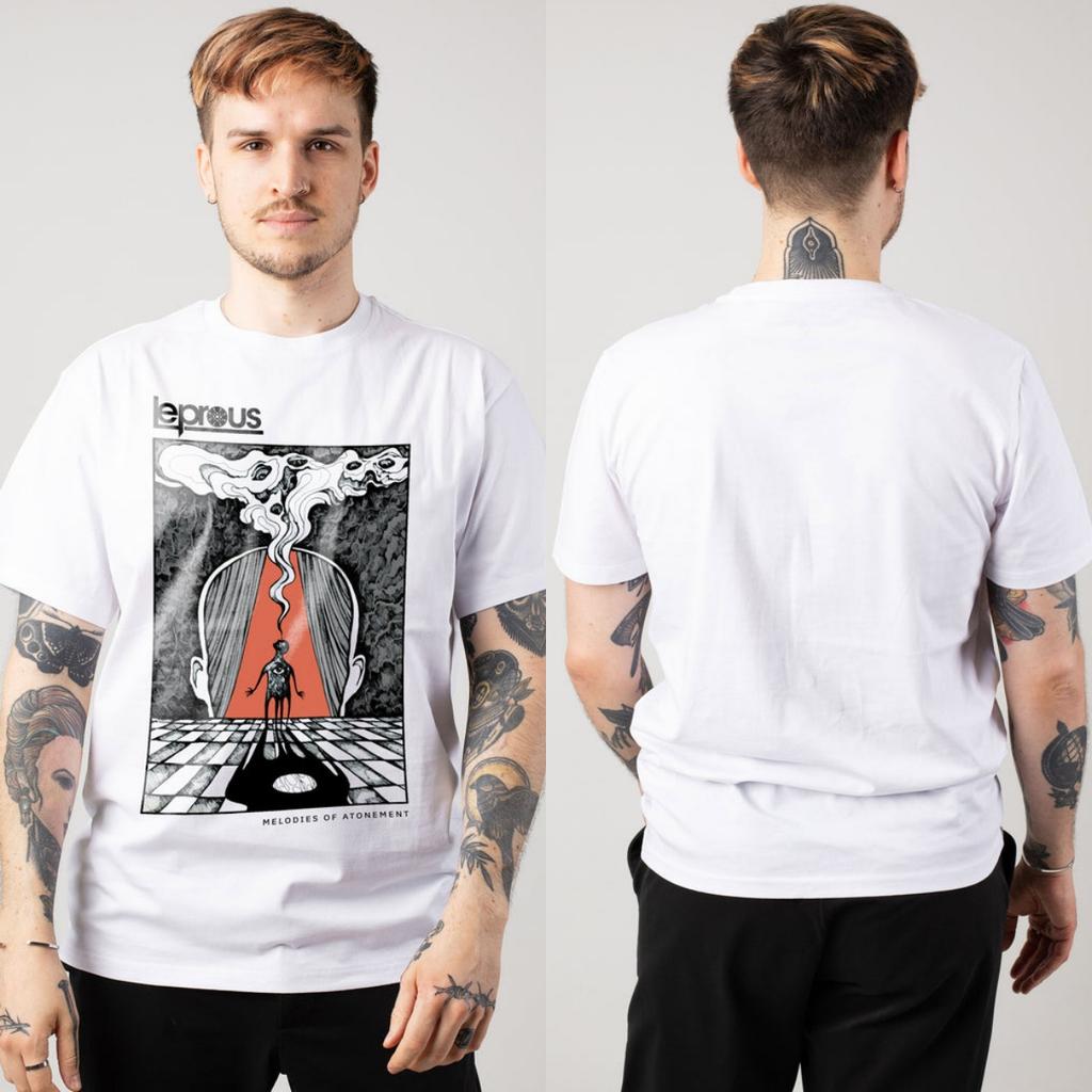 Hot Leprous Graphic Cotton Tshirt Unisex Summer Short Sleeve Fashion Brand Tee Luxury Casual Vintage Tees
