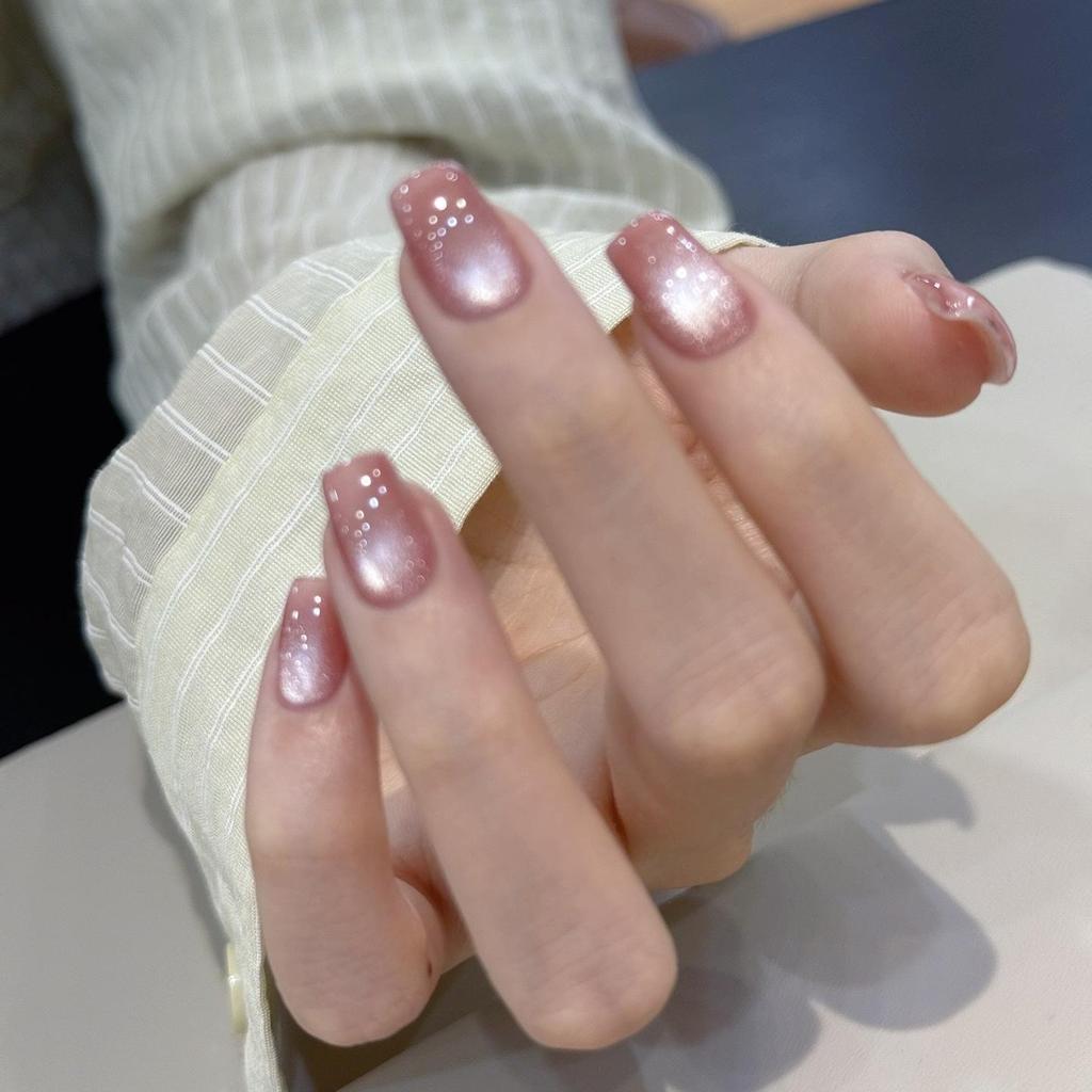 President Hua Little Black Bottle Leveling Gel: Satin Porcelain White Cat Eye & Crystal Whitening Gel Polish, 60 Colors