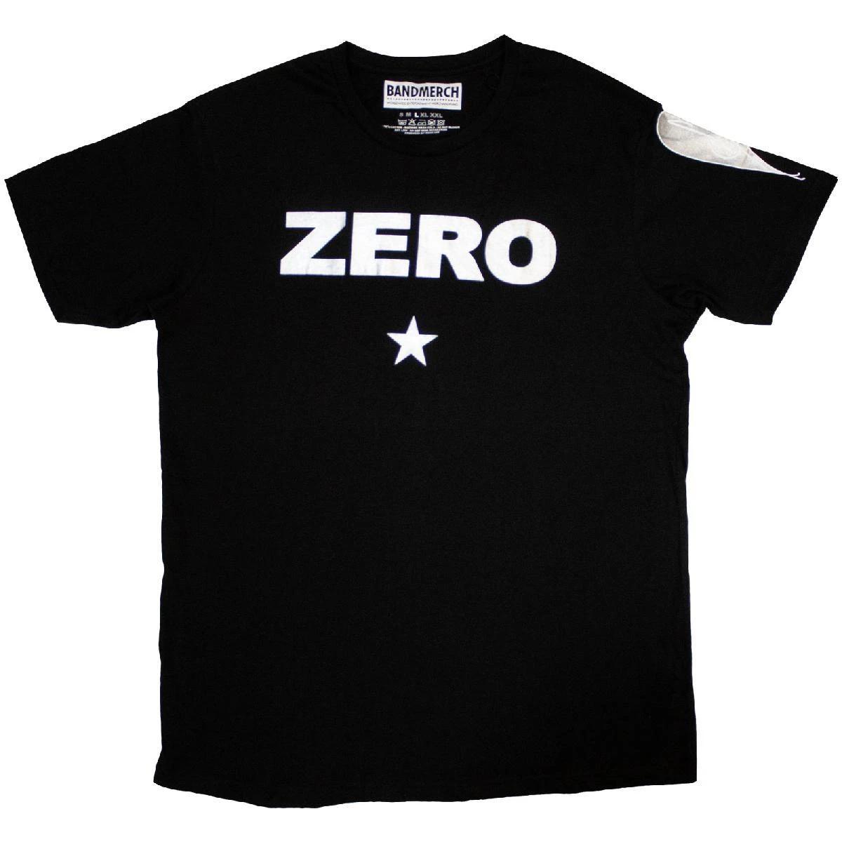 Smashing Pumpkins Mens Tshirt -S- Zero Distressed Black 2XL