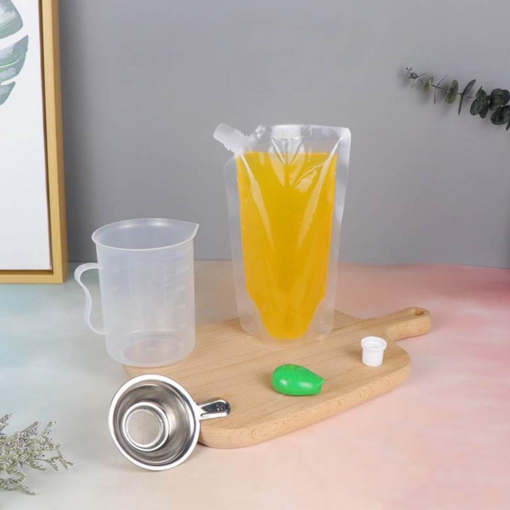 Buy 6PCS Concealable Plastic Heavy Duty Reusable Wine Pouch for