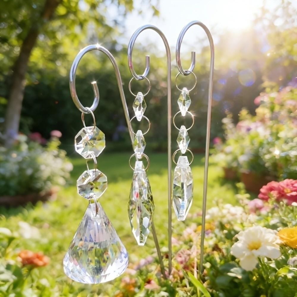 Reflective Garden Suncatcher Handmade Hanging Wind Chime Creative Rainbow Maker Room Decoration