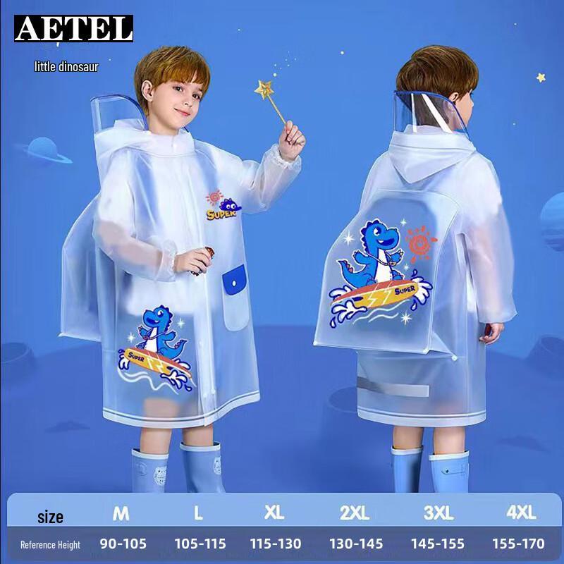 AETEL Kids  Thickened Waterproof Raincoat 4XL