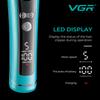 Original VGR V-299 Electric Hair Clipper with 5 Gear Acceleration for Men with LCD Digital Display Hair Salon Household Oil Head Carving Hair Trimmer