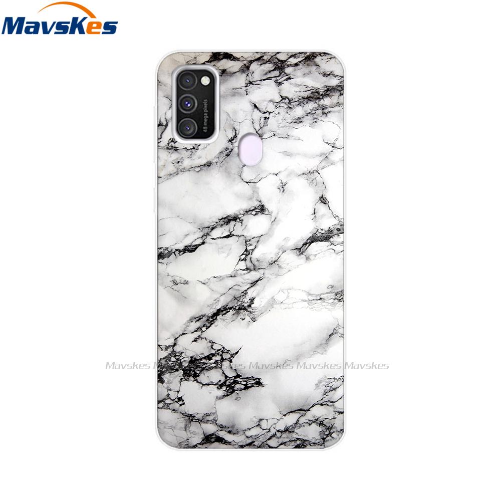 For Samsung Galaxy M21 Case Back Cover Soft Silicone TPU Phone Case For Samsung Galaxy M20 M21 M30 M30s M31 Case Cover Bumper