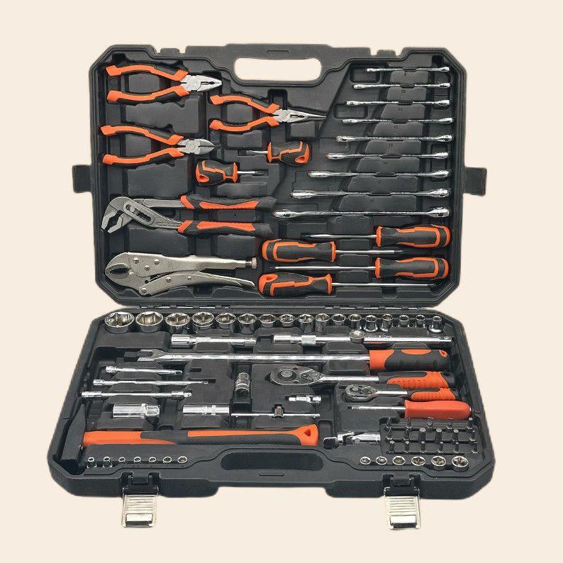 Multifunctional Auto & Motorcycle Repair Tool Set with Ratchet Socket Wrench