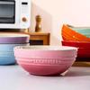 Large Capacity Ceramic Soup  Face Bowl Salad Bowl Le Creuset  Home Use Big Bowl French Style Dinnerware