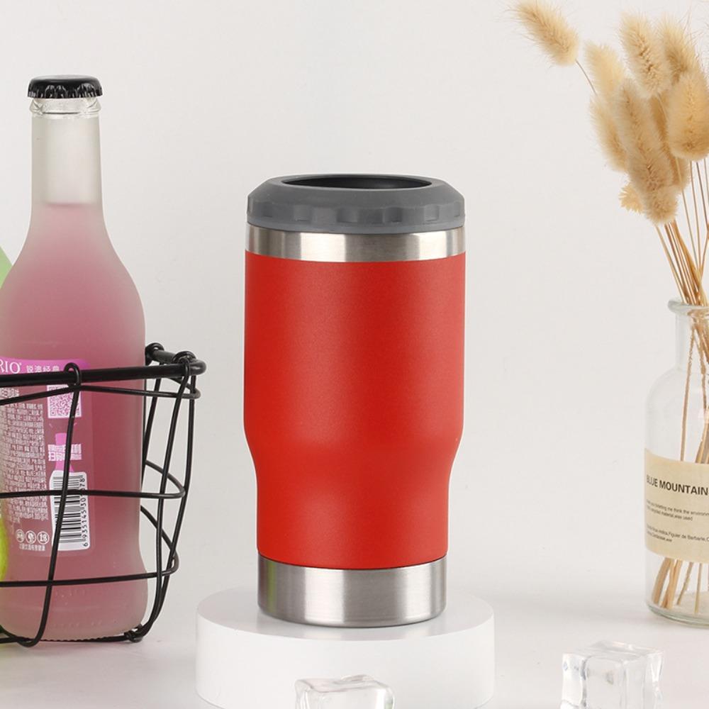 14oz Beer Thermal Insulation Mug Stainless Steel Insulated Cup Beer Cooler Mug  Car Mounted