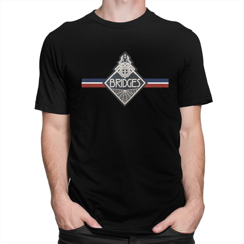 Custom Death Stranding Bridges Logo T Shirts Men 100 Cotton Tee Tops Action Game Gift Tshirts Casual Tshirt Clothes
