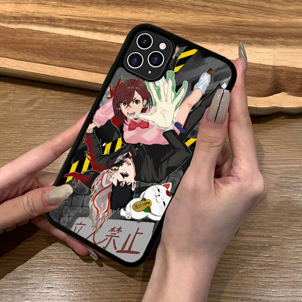 Dandadan Anime Phone Case Silicone PC+TPU For For IPhone 11 12 13 14 15 16 Plus Pro Max Cover