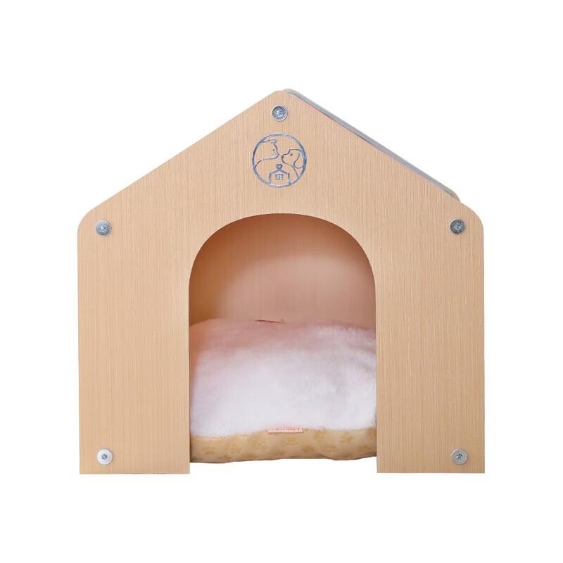 Yun Xiaoshi All-Season Kitten Wooden House with Striped Cover