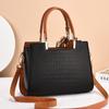 Trend Designer Female Handbag High Quality Leather Women's One Shoulder Tote Bag Wallet Large Capacity Shopping Bag