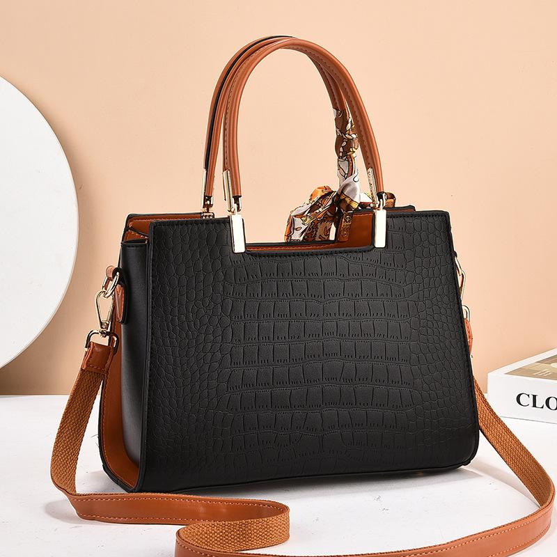 Trend Designer Female Handbag High Quality Leather Women's One Shoulder Tote Bag Wallet Large Capacity Shopping Bag