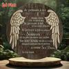 Vintage Heart Memorial Aluminum Sign 8x8 Inch Round Remembering You Plaque Living Room Wall Decor 2D Flat Gift
