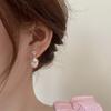 Koreanischer Stil Blume Erdbeere Hängeohrringe für Damen Niedliches Tier Hase Rosa Tulpe Herz Ohrring Party Hochzeit Schmuck