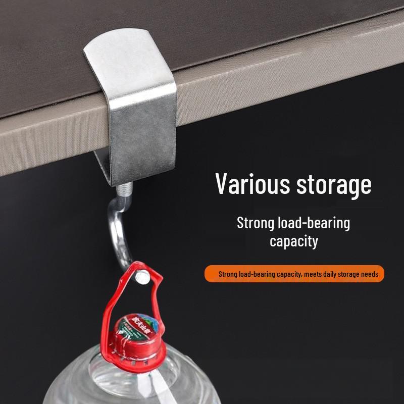 Adjustable Desk-Side Backpack Hook – No Punching Needed.