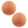 Copper Birds Bath Purification Disk 0.6mm 99.99% Pure Copper Cleaning Disk for Outdoor Birdbath Bowl Garden Fountain