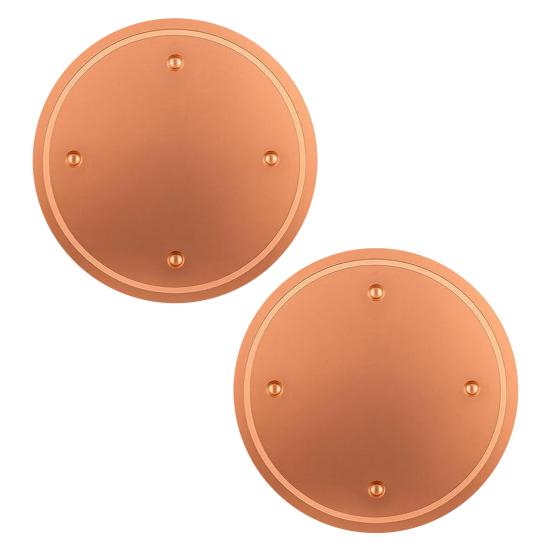 Copper Birds Bath Purification Disk 0.6mm 99.99% Pure Copper Cleaning Disk for Outdoor Birdbath Bowl Garden Fountain
