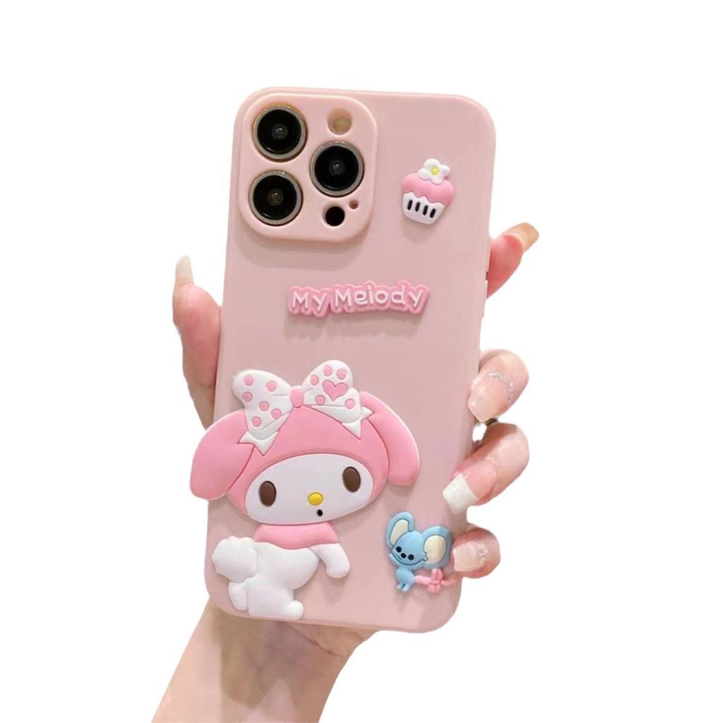 Applicable to OPPO A5PRO three-dimensional lying down mobile phone case Reno13 Melody A5 cartoon Realme14X