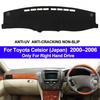 Car Dash Mat Dashboard Cover Carpet For Lexus Toyota Celsior (Japan) 2000 – 2006