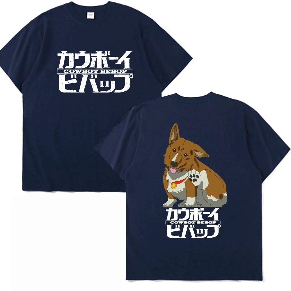 Cool tričko Cowboy Bebop Unisex Dámske Japonské Anime Tričko Dospievajúci Trend Hip Hop Čierne Tričko s Krátkym Rukávom Unisex Top Nové