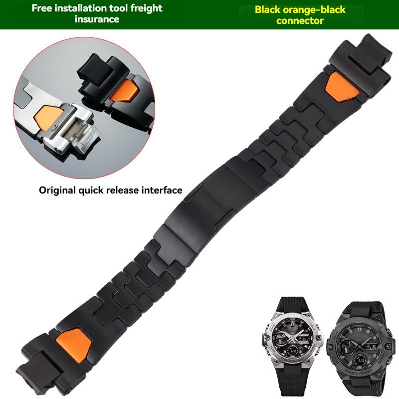 

Для Casio G-SHOCK Steel Heart Серии GST-B400 Модные Модифицированные Металлические Часы из Нержавеющей Стали с Мужскими Аксессуарами GST-B400mm