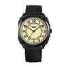 JYL Men's Watch Simple Quartz Daily Wear Leather Strap