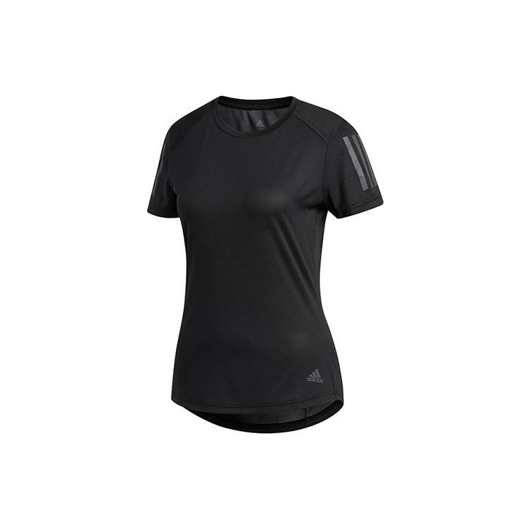 (WMNS) adidas OWN THE RUN Climalite Running Short-sleeve Tee Black Women s DQ2630 XS