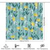 Bathroom Curtain Flowers Printed Waterproof Washable Bath Shower Curtains Decor Home Textile Polyester Fabric