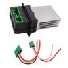 Air Conditioning Heater Blower Motor Fan Resistor+Wire For Renault Peugeot 207 607 406 Citroen C5 C3 C2 For Nissan Tiida Livina