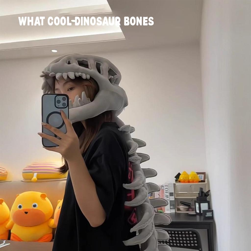 Dinosaur Skeleton Costume Set Halloween Dinosaur Themed Cosplay Props 3D Dino-Saur Skeleton Design